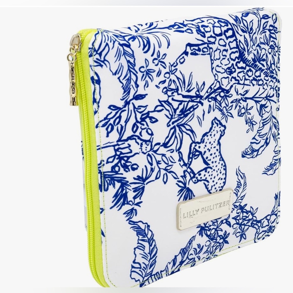 💙💛 LILLY PULITZER Safari Packable Tote Resort White Safari Party - Picture 6 of 7